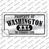Property Of Washington Novelty Sticker Decal
