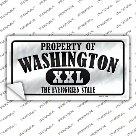 Property Of Washington Novelty Sticker Decal