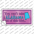 Alabama Outta This Girl Novelty Sticker Decal