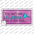 Alaska Outta This Girl Novelty Sticker Decal