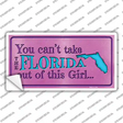 Florida Outta This Girl Novelty Sticker Decal