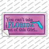Florida Outta This Girl Novelty Sticker Decal