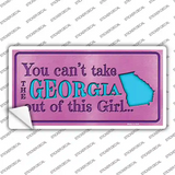 Georgia Outta This Girl Novelty Sticker Decal