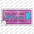 Indiana Outta This Girl Novelty Sticker Decal