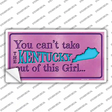 Kentucky Outta This Girl Novelty Sticker Decal