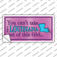 Louisiana Outta This Girl Novelty Sticker Decal