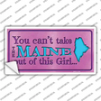 Maine Outta This Girl Novelty Sticker Decal