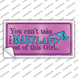 Maryland Outta This Girl Novelty Sticker Decal
