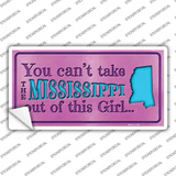 Mississippi Outta This Girl Novelty Sticker Decal