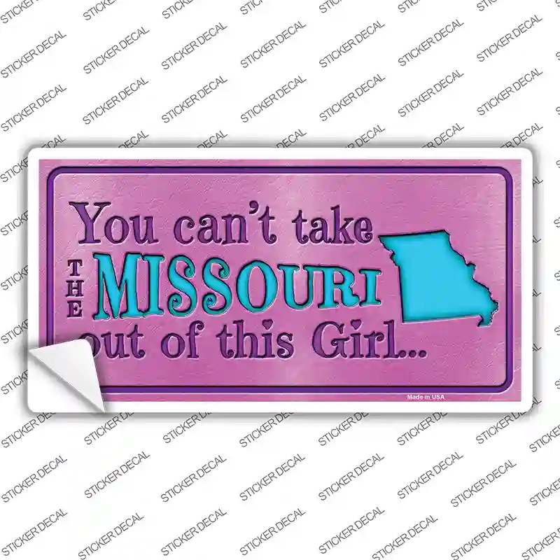 Missouri Outta This Girl Novelty Sticker Decal
