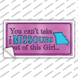 Missouri Outta This Girl Novelty Sticker Decal