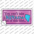 Nevada Outta This Girl Novelty Sticker Decal
