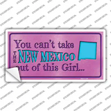 New Mexico Outta This Girl Novelty Sticker Decal