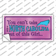 North Carolina Outta This Girl Novelty Sticker Decal