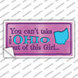 Ohio Outta This Girl Novelty Sticker Decal