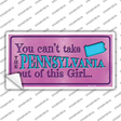Pennsylvania Outta This Girl Novelty Sticker Decal