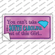 South Carolina Outta This Girl Novelty Sticker Decal