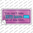 South Dakota Outta This Girl Novelty Sticker Decal