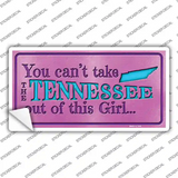 Tennessee Outta This Girl Novelty Sticker Decal