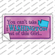 Washington Outta This Girl Novelty Sticker Decal