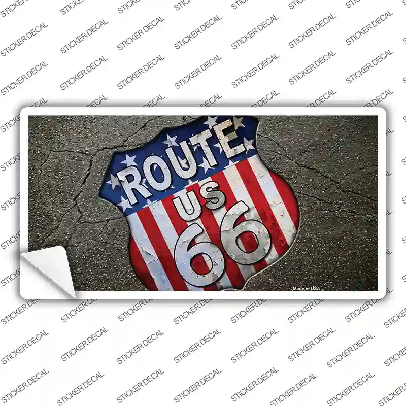 Asphalt Highway Novelty Sticker Decal