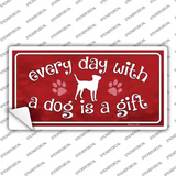Dog Is A Gift Novelty Sticker Decal