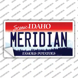 Meridian Idaho Novelty Sticker Decal