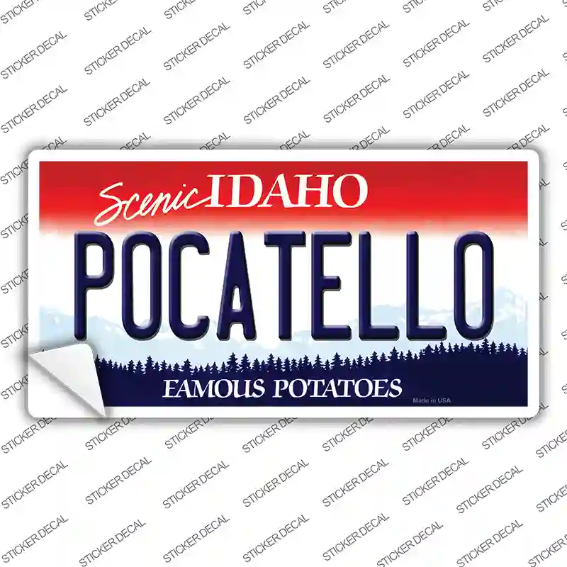 Pocatello Idaho Novelty Sticker Decal