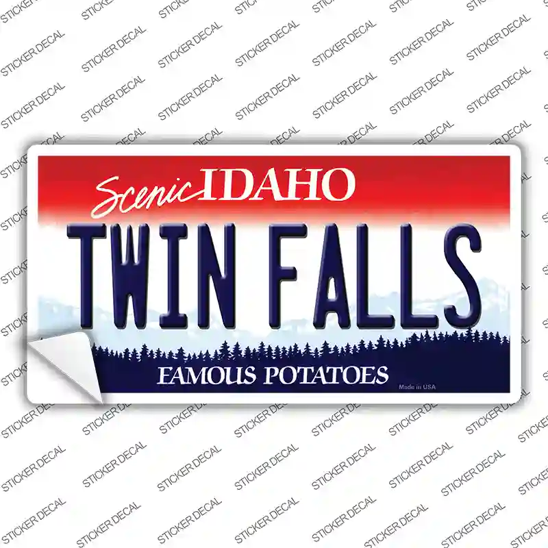Twin Falls Idaho Novelty Sticker Decal