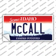 McCall Idaho Novelty Sticker Decal