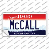 McCall Idaho Novelty Sticker Decal
