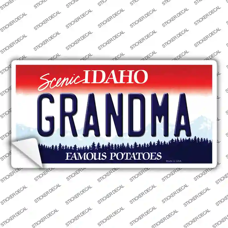 Grandma Idaho Novelty Sticker Decal