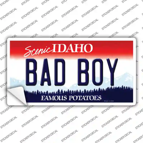Bad Boy Idaho Novelty Sticker Decal