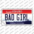 Bad Girl Idaho Novelty Sticker Decal