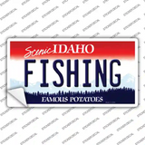 Fishing Idaho Novelty Sticker Decal