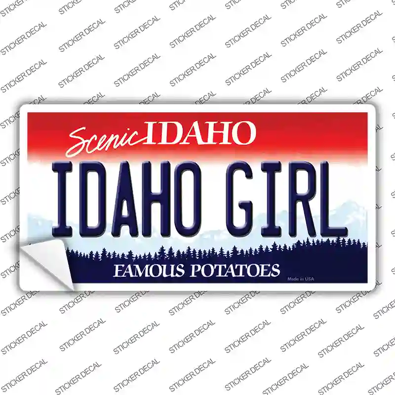 Idaho Girl Idaho Novelty Sticker Decal