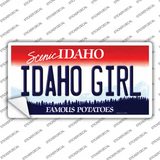 Idaho Girl Idaho Novelty Sticker Decal