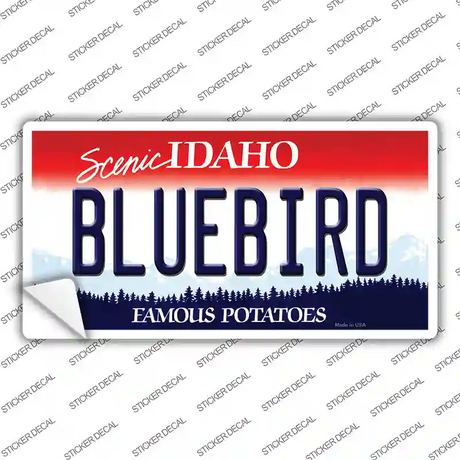 Bluebird Idaho Novelty Sticker Decal