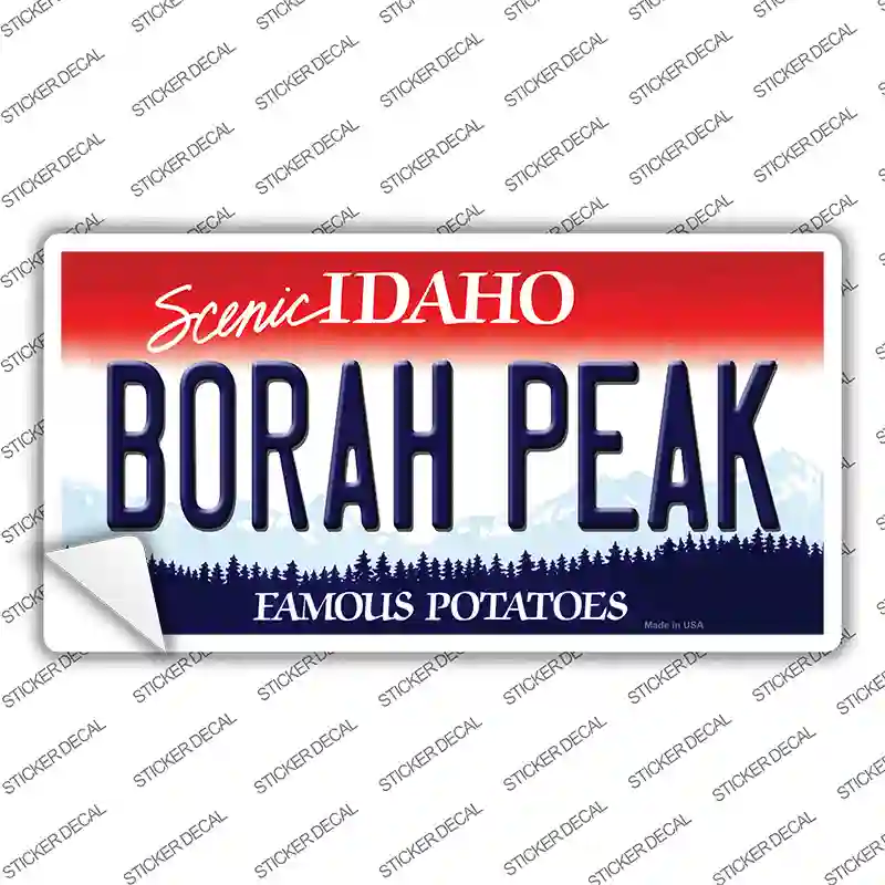 Borah Peak Idaho Novelty Sticker Decal