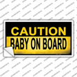 Caution Baby On Board Novelty Sticker Decal