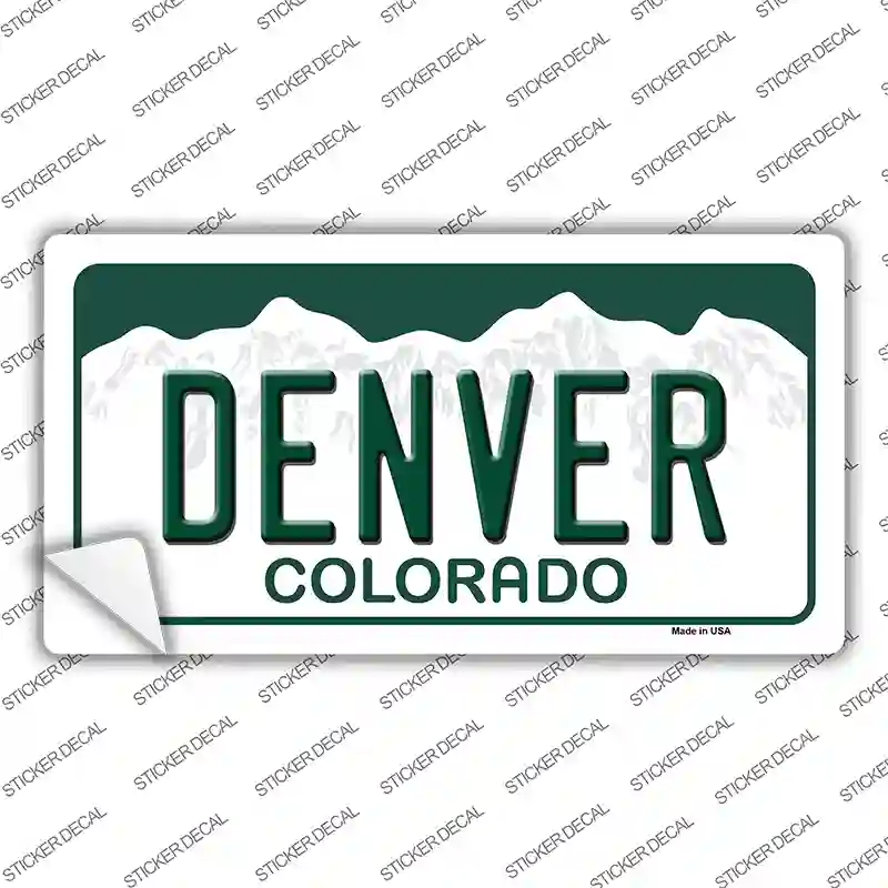 Denver Colorado Novelty Sticker Decal