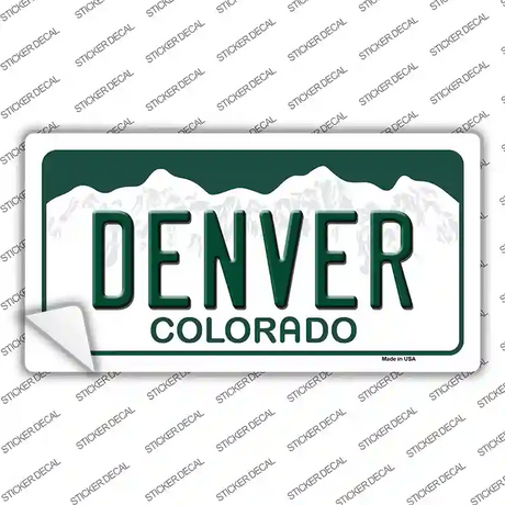 Denver Colorado Novelty Sticker Decal