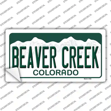 Beaver Creek Colorado Novelty Sticker Decal