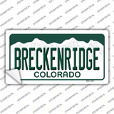 Breckenridge Colorado Novelty Sticker Decal