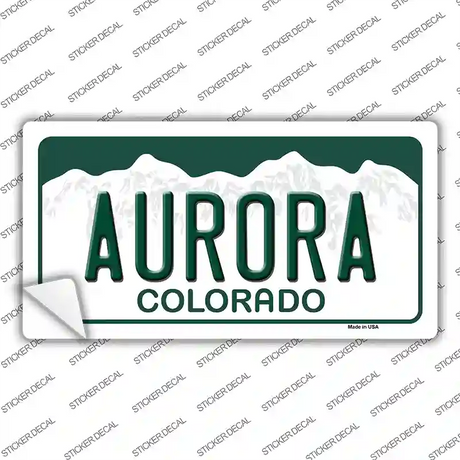 Aurora Colorado Novelty Sticker Decal