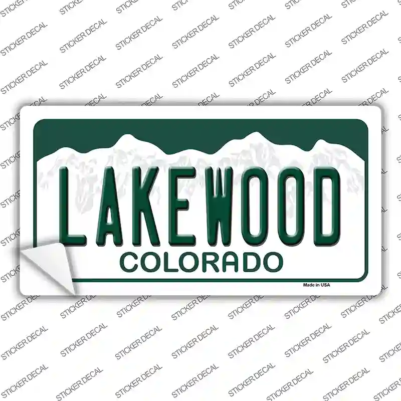 Lakewood Colorado Novelty Sticker Decal