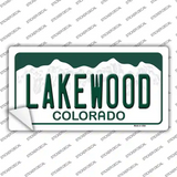 Lakewood Colorado Novelty Sticker Decal