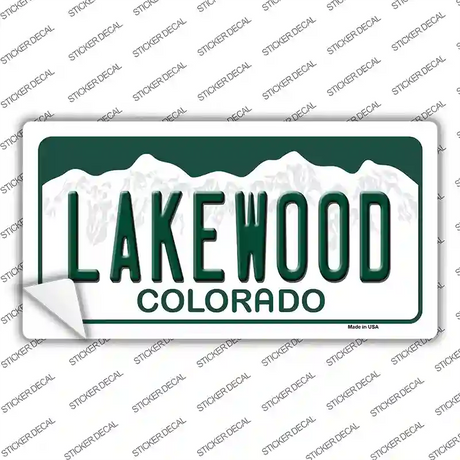 Lakewood Colorado Novelty Sticker Decal