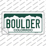 Boulder Colorado Novelty Sticker Decal
