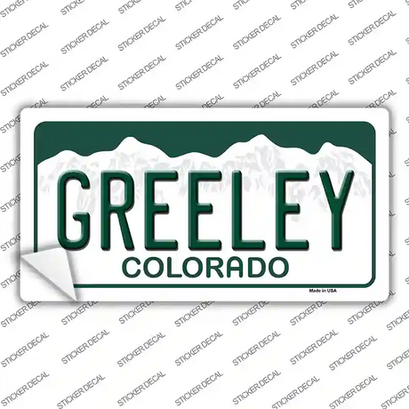Greeley Colorado Novelty Sticker Decal